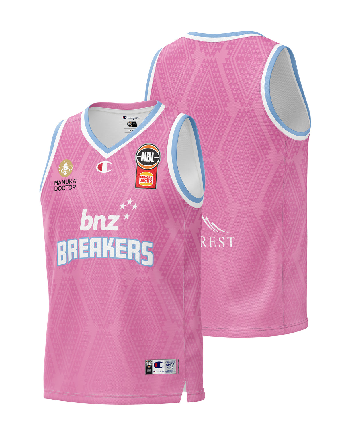 BNZ Breakers NBL25 Home Jersey - Other Players