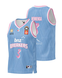 BNZ Breakers NBL25 Away Jersey - Mennenga