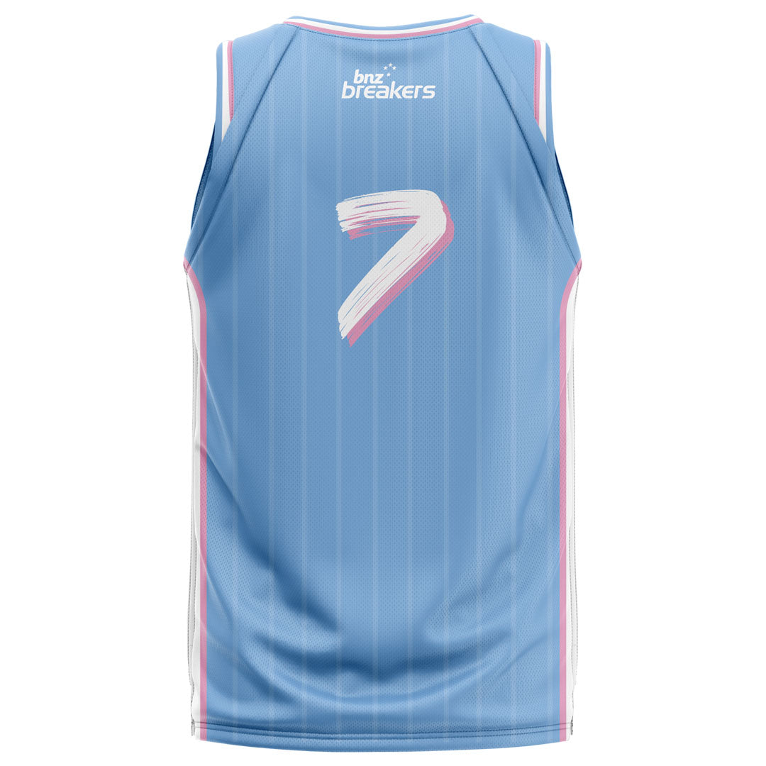 NZ Breakers NBL25 Fan Jersey - Blue - King