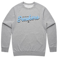 NZ Breakers NBL25 Script Crewneck